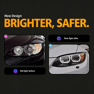 Faro anteriore alogeno/xeno di alta qualità con indicatore di direzione dinamico, aggiornamento per BMW E92/E93 (2006-2012) - Product Image 4