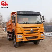 Cnhtc Howo Gebruikt 10 Banden 6X4 371hp Dumper 40 Ton Dumper Vrachtwagens Voor Verkoop