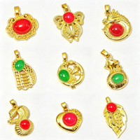 Pendentifs multi-formes en résine incrustée, breloques assorties Dragon et Abaque, style chinois, accessoires de bijouterie simples et tendance