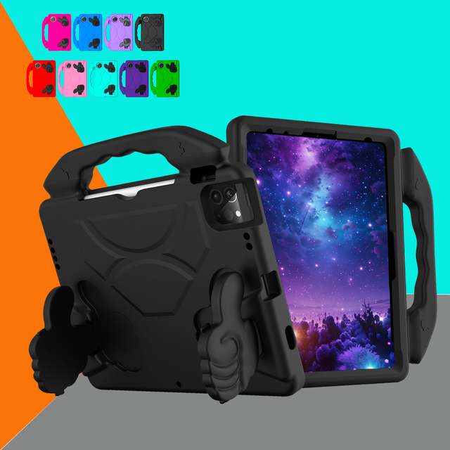 Eva Strong Lightweight Tablet Cover Grip Stand Shockproof Childproof Flip Tablet Case for Samsung TAB a 8.4"T307/T307U(2020)