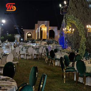 Ensemble de toile de fond carrée en acrylique lisse avec design miroir, support blanc, grande taille, pour la décoration d'événements de mariage - Product Image 6