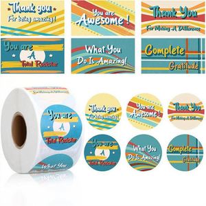 Custom Printed <b>Roll</b> Kraft Paper & <b>Cardboard</b> Waterproof Labels for Gift Packaging Boxes - Product Image 1