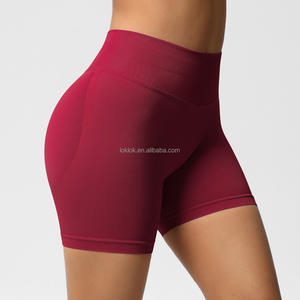Pantalons de yoga taille haute pour femmes Spandex/Nylon Séchage rapide Respirant Léger Scrunch Butt Évacuation de la transpiration Extensible dans les quatre sens - Product Image 5