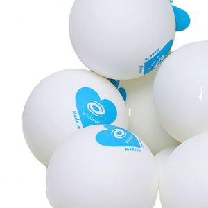 Pelota de Tenis de Mesa YinHe Blue Heart Ball ABS de Fábrica BSCI, Nuevo Material con Costura, Mayor Dureza, Adecuada para Entrenamiento - Product Image 5