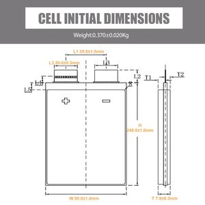 Hakadi <span class=keywords><strong>LiFePO4</strong></span> <span class=keywords><strong>20Ah</strong></span> 3,2 V многократного цикла глубокого заряда-разряда батареи Литий-полимерный аккумулятор литий-железо-фосфатных аккумуляторов и призматических батарей клетки этот товар по выгодной цене сделай сам пакет тест - Product Image 6