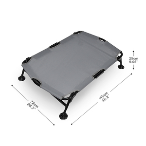Marco de acero plegable de la mejor calidad de fábrica, malla de refrigeración elevada, ajustable, a prueba de masticación, camas para gatos, cuna, camping al aire libre, interior - Product Image 4