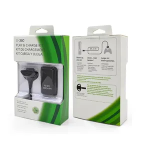 Paket pengisi daya baterai untuk X Box Xbox 360 adaptor daya pengontrol Dok pengisi daya konsol Unit suplai USB portabel