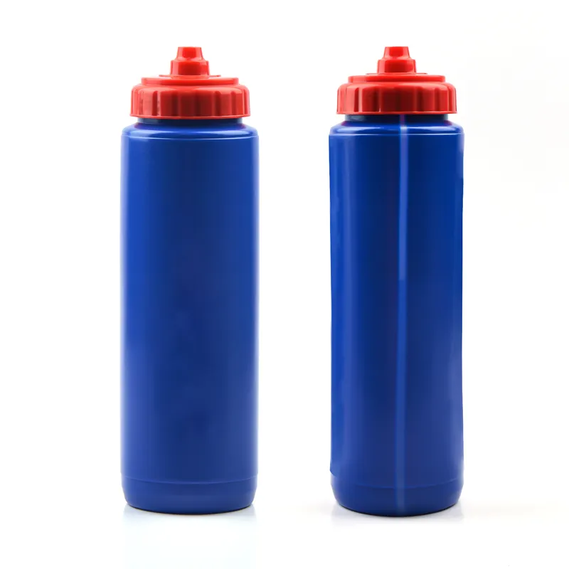 900ML Shot Lid Soft Squeeze Plastic Sports Gym water bottle