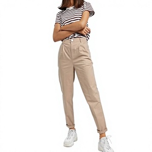 Pantalones Chinos de Mezcla de Algodón de Alta Calidad al por Mayor, Pantalones Formales Casuales de Golf para Mujer, Exportación de Proveedor de BD - Product Image 6