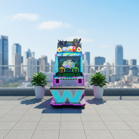 Machine de jeu d'arcade à monnayeur pour 2 joueurs, jeu de tir vidéo avec distribution de tickets