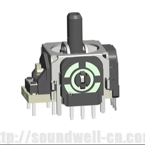 Potensiometer <span class=keywords><strong>Joystick</strong></span> Dengan Gagang Plastik 2-axis 10k ohm Pengontrol Game <span class=keywords><strong>Joystick</strong></span> Potensiometer Pabrik merek Soundwell - Product Image 1