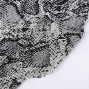 Benzersiz tasarımlar hayvan baskı desen poli spandex yılan cilt metalik kumaş - Product Image 2