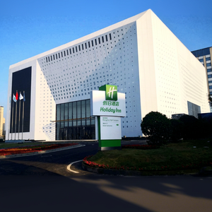 Revêtement de façade extérieur décoratif en alliage d'aluminium moderne, motif géométrique découpé au laser - Product Image 3