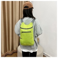 Sac à dos pliable personnalisé, léger, imperméable, sac de voyage, sac de randonnée pour sports de plein air, logo personnalisé, vente en gros d'usine