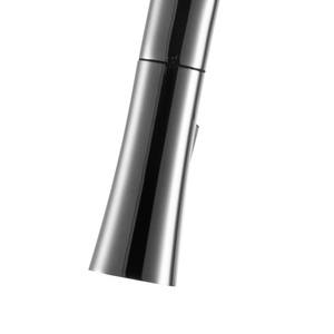 Kam-050 per doccia estraibile in acciaio inox satinato placcato in stile contemporaneo spazzolato rubinetto per acqua calda e fredda - Product Image 2