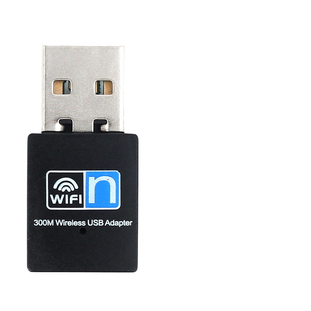 300Mbps External USB Mini8192 Portable Wireless Network Adapter with 2dBi Antenna for Laptop and Desktop-in Stock