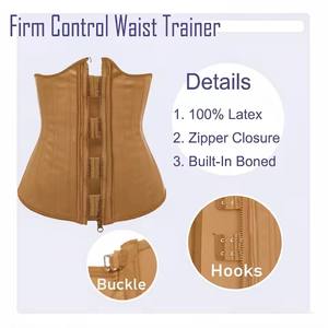 Faja <span class=keywords><strong>pour</strong></span> femmes, <span class=keywords><strong>ceinture</strong></span> corset, Fajase, Gaine colombienne originale, gaine amincissante, brûleur de graisse abdominale, latex courbé - Product Image 4