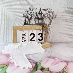 Moldes de fundición de resina hechos a mano para adornos decorativos DIY estilo Ins herramientas de escritorio de silicona molde colgante de Halloween X0060 - Product Image 6