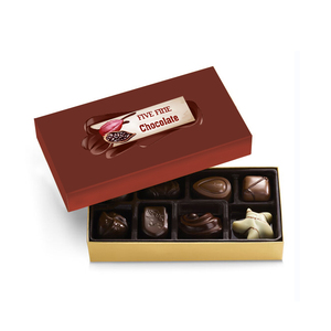Boîte à chocolat rectangulaire de luxe en carton rigide avec gaufrage, emballage alimentaire fait main de qualité supérieure - Product Image 6
