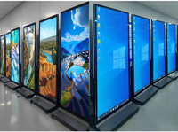 CUHUB - Kiosco Digital Vertical con Pantalla Táctil Android de 55 Pulgadas, Pantalla Completa, LCD, para Publicidad en Ascensores y Educación