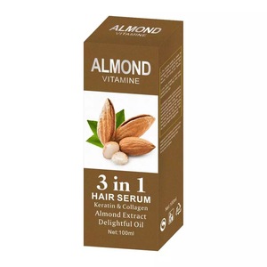 Suero Capilar Profesional 3 en 1 con Argán, Vitamina E, Queratina, Colágeno y Extracto de <span class=keywords><strong>Almendra</strong></span>, <span class=keywords><strong>Aceite</strong></span> Capilar Delicioso - Product Image 1
