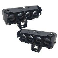 2 pièces de phares de moto à LED, mini phares de conduite, feux de travail, feux antibrouillard, ampoule pour voiture, camion ATY XC4