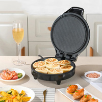 Zogifts Ménage Double face Chauffage Petit Déjeuner Maker Pancake Électrique Casserole Crêpes Et Crêpières