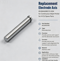 Axe d'électrode de remplacement KB-BKK6080 compatible avec l'imprimante à jet d'encre continu KGK
