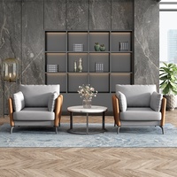 Muebles Shuoran, Sofá de Cuero Estilo Occidental para Sala de Estar, Cuero Vacuno de Primera Calidad, Estilo Italiano Moderno, Minimalista y de Lujo Ligero Nórdico