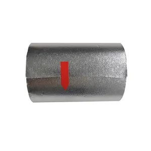 Üretici alüminyum folyo kabartmalı gümüş renkli kuaförlük folyo ruloları 12.7cm * 100M * 15mic