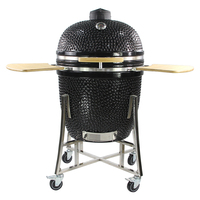 Grill Kamado en céramique TOPQ de 27 pouces, idéal pour les barbecues et grillades en plein air, personnalisation OEM disponible