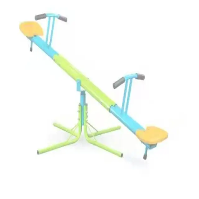 Seesaw for Kids Play School Playground Equipment Outdoor Garden Seesaw Children Two-Seat Seesaw Steel