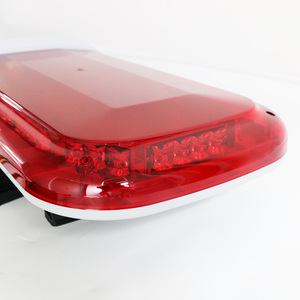 Barra de luz de advertencia LED de 47 pulgadas mejorada DC 12V Barra de luces intermitente de emergencia en la azotea 200W amplificador de sirena altavoz cargador de bocina - Product Image 4