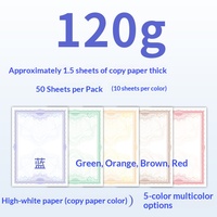 Papier pour certificat d'honneur coloré A4 B5 A5, impression personnalisable, diverses couleurs, industrie chinoise