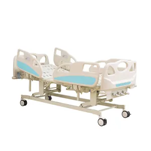 China Hospital Furniture Equipment Health Care Steel 3 Cranks Manual 3 Function Hospital Beds Medical Bed Price