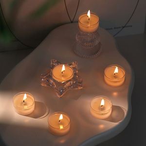 Juego de Velas Aromáticas Modernas de Vidrio, Portavelas Redondo para Velas de Té, Decoración del Hogar - Product Image 2