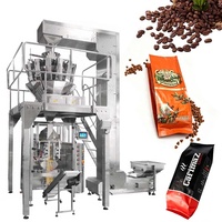 Machine d'emballage VFFS multi-têtes à pesage automatique haute précision pour sachets de thé, chips, bonbons gélifiés, petits bonbons, aliments et riz