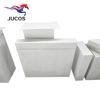 Azs 36 40 41 brique réfractaire frittée pour four à verre emballage de palettes en bois qualité supérieure