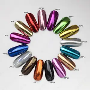 Poudre de pigment libre chromé de couleur miroir série JMP pour vernis à ongles gel emballage client