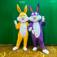 Grande mascotte costume Cosplay fête de Pâques lapin animaux mascottes personnalisé adulte lapin lapin mascotte Costumes