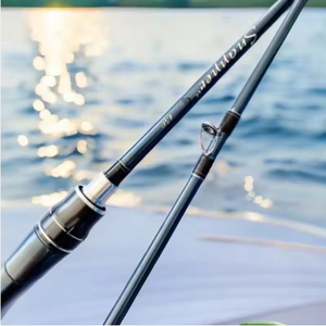 Canna da Pesca in Carbonio Black Bream 1.2m 1.5m 1.7m con Manico in EVA, Azione Lenta, Punta Morbida per Carpe di Lago e Marlin in Acqua Salata - Product Image 3