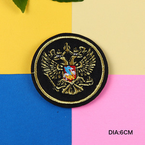 Various Golden Two-headed Eagle Patches Russian Flag <strong>National</strong> Emblem Patch pilot People of Russia <strong>Iron</strong> on Patches - Product Image 6