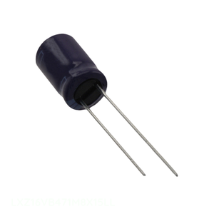 Condensateur original traversant 470 µF, en aluminium, 470 µF 20% 16V RADIAL TH LXZ16VB471M8X15LL - Product Image 1