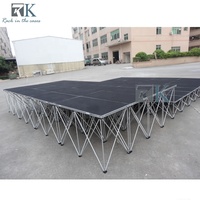 Plateforme de scène pliable pour concerts, scène légère et assemblable