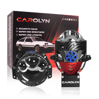 Accessoires de voiture 85W High Power Car Led Headlights 3.0 Inch Bi Led Projectors Lens Lamp for Car Three Laser Headlight 6000K