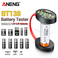 Testeur de batterie numérique ANENG BT138, test portable au lithium pour piles C, D, AA, AAA, pile bouton, détection du niveau de batterie de la banque d'alimentation