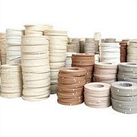 Bande de chant PVC UV effet bois Mingbang 0,4 mm 3,0 mm x 16 mm-46 mm pour portes d'armoires, tables, panneaux MDF, contreplaqué et OSB.