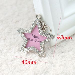 Accessoires de collier pour animaux de compagnie : porte-clés, cadres photo diamantés, médailles d'identification anti-perte, médailles personnalisées en forme d'os/cœur pour chiens et chats, personnalisables à la main - Product Image 4