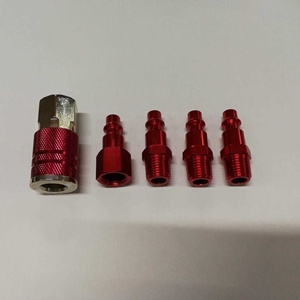 Phong cách Mỹ 1/4npt nhôm nhanh chóng khớp nối 5 mảnh Bộ - Product Image 3