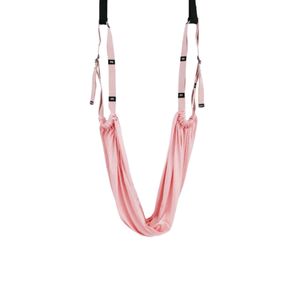 Hamac de <span class=keywords><strong>yoga</strong></span> <span class=keywords><strong>aérien</strong></span> avec ancrage de porte, entraîneur de flexibilité, aide aux étirements dorsaux, exercices de danse, en polyester, coton et acier, durable et multifonctionnel - Product Image 4